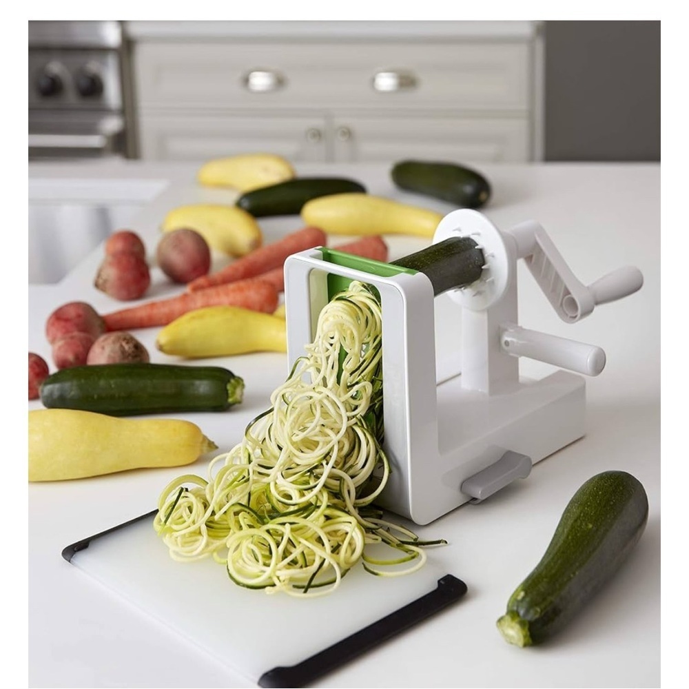 OXO Good Grips 3-Blade Tabletop Spiralizer with StrongHold Suction NEW - Picture 4 of 9